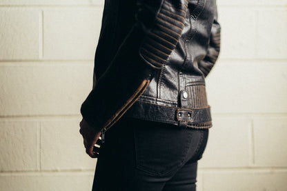Women’s Leather Motorcycle Jacket with Removable Thermal Liner - Lux Ryder