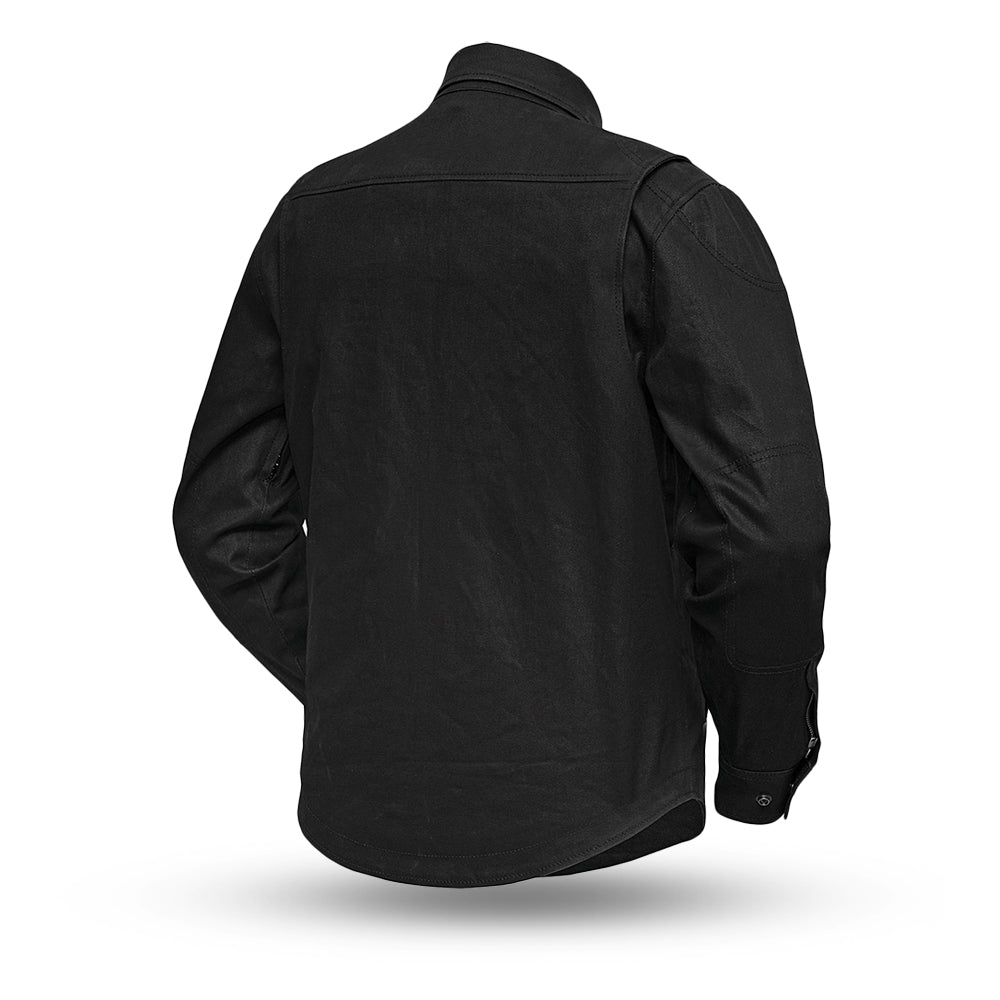 Equalizer Men’s Motorcycle Denim Riding Shirt – Reinforced Overshirt - Lux Ryder