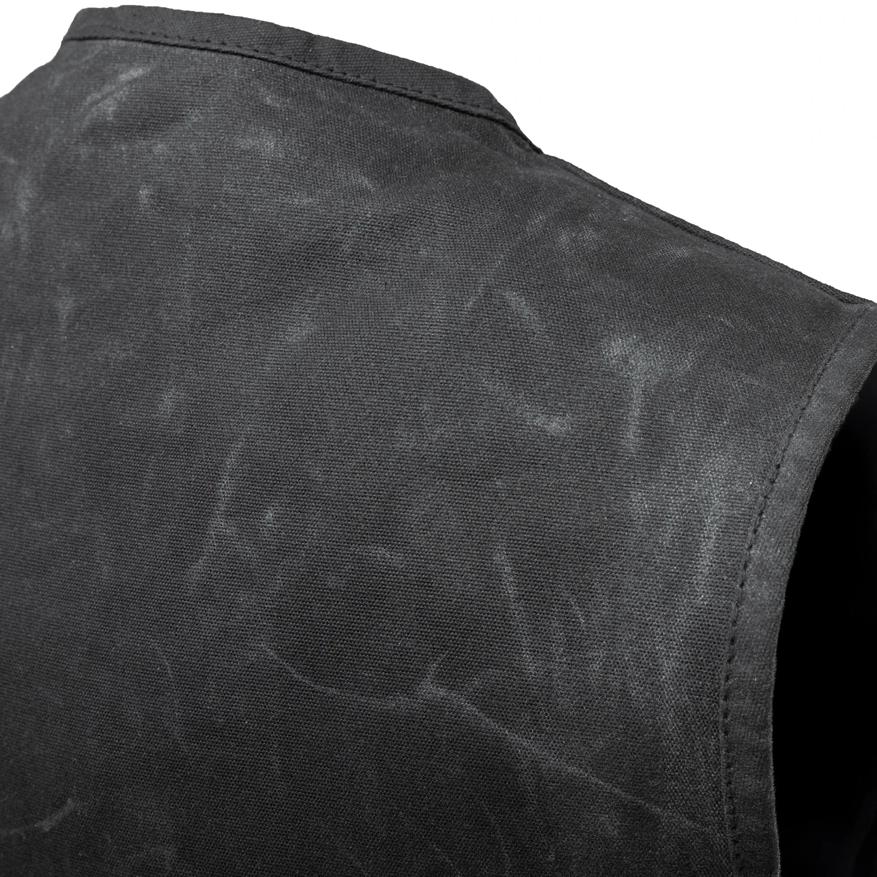 Lowside - Waxed Men's Motorcycle Canvas Vest - Lux Ryder