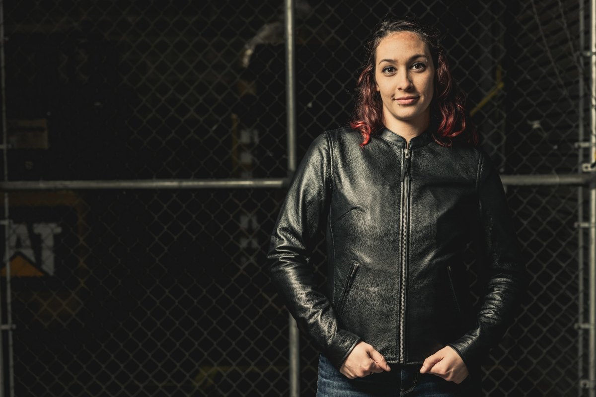 Ladies Leather Motorbike Jacket – Women’s Leather Motorcycle Riding Jacket - Lux Ryder