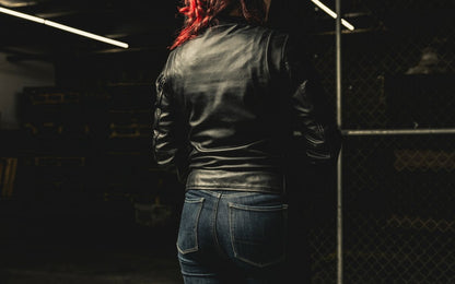 Ladies Leather Motorbike Jacket – Women’s Leather Motorcycle Riding Jacket - Lux Ryder