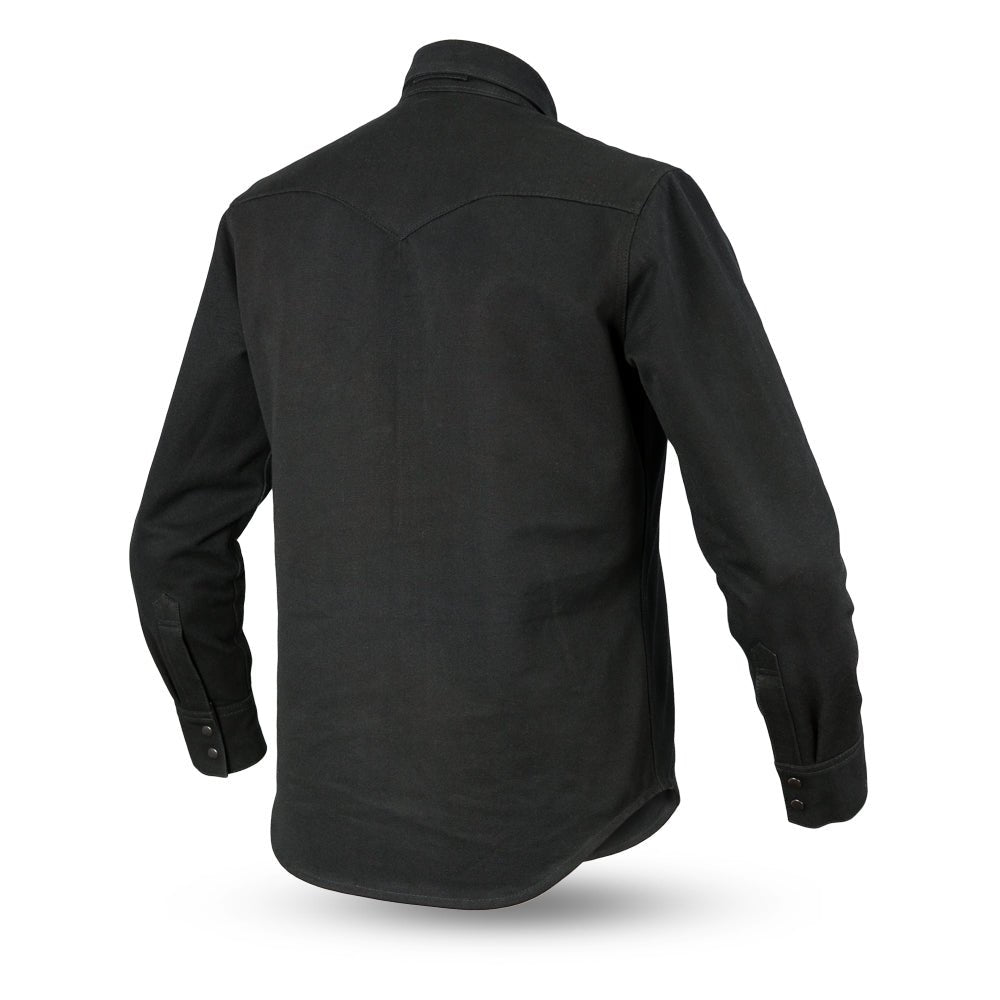 Forsyth Men’s Motorcycle Canvas Shirt – Heavy 20oz Riding Overshirt - Lux Ryder