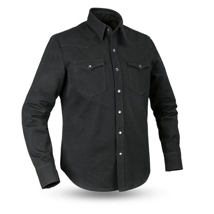 Forsyth Men’s Motorcycle Canvas Shirt – Heavy 20oz Riding Overshirt - Lux Ryder