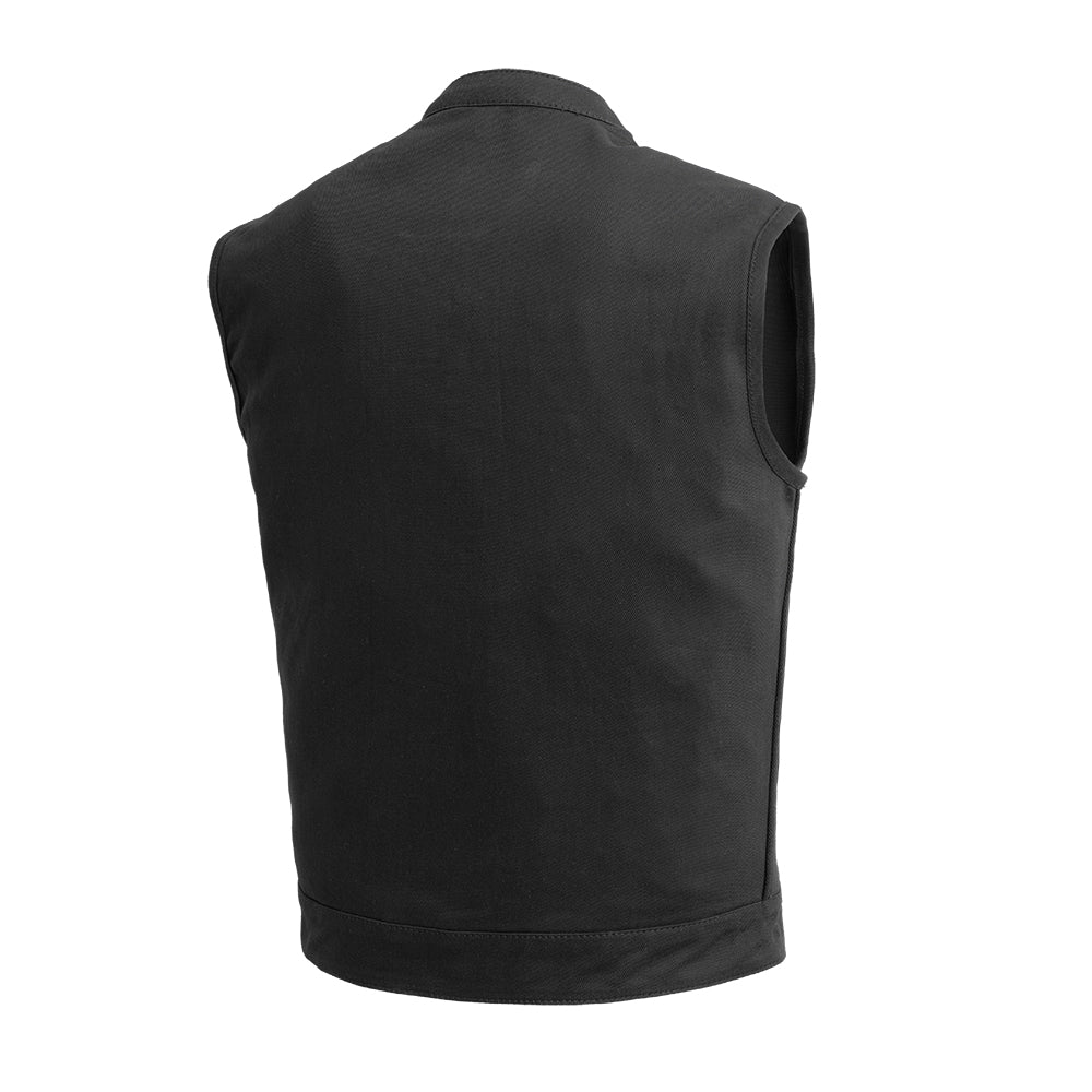 Havoc Men's Motorcycle Twill Vest - Lux Ryder