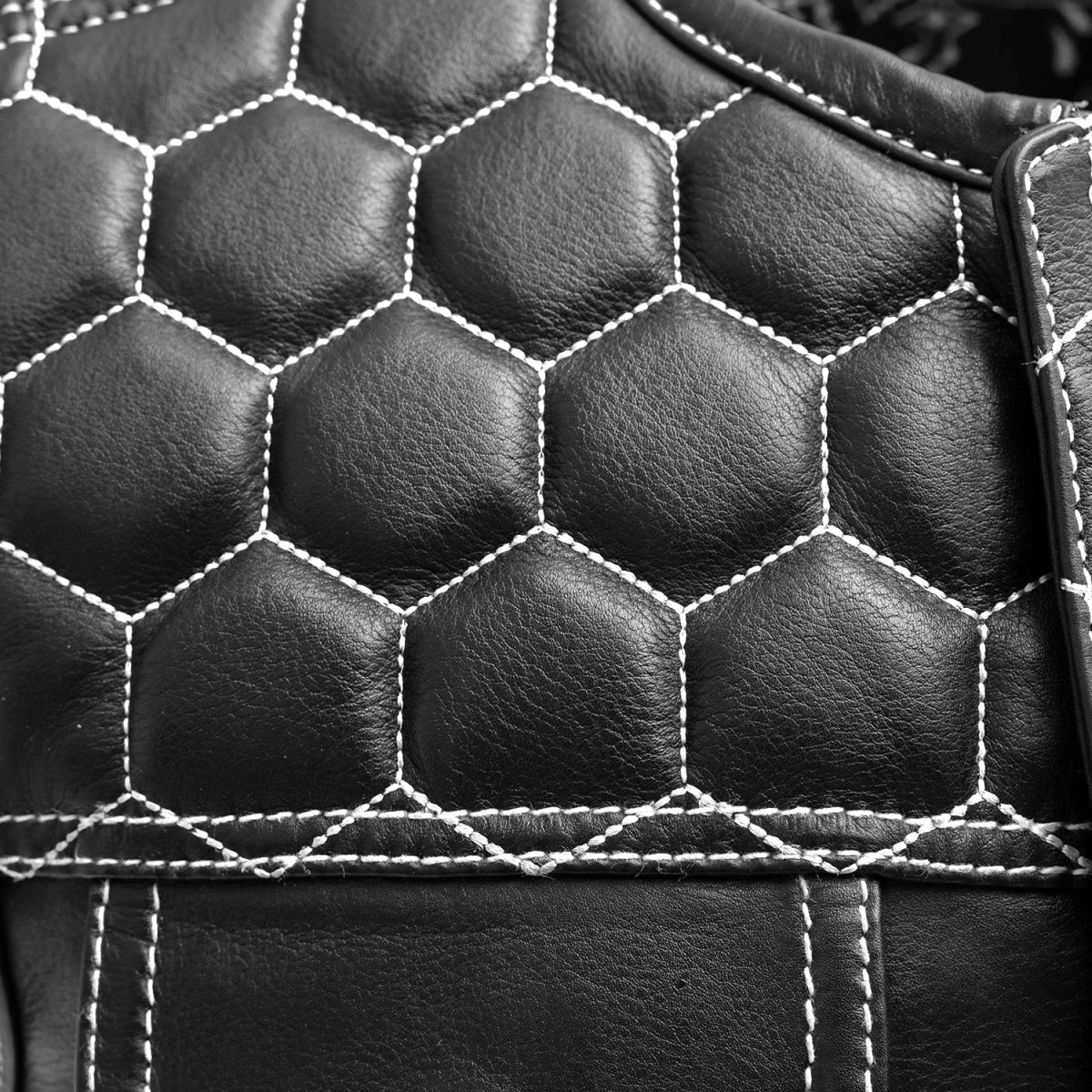 Hornet Men's Club Style Leather Vest - Lux Ryder