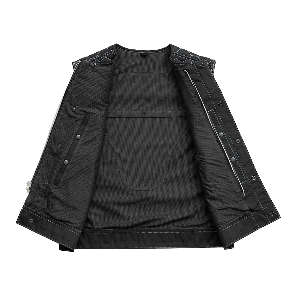 Hornet Moto Mesh Men's Club Style Vest - Lux Ryder