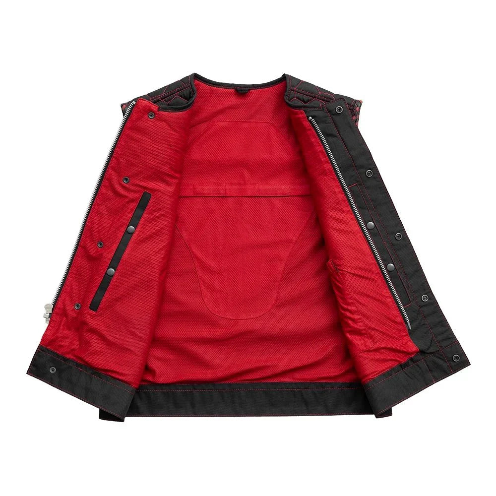 Hornet Moto Mesh Men's Club Style Vest - Lux Ryder