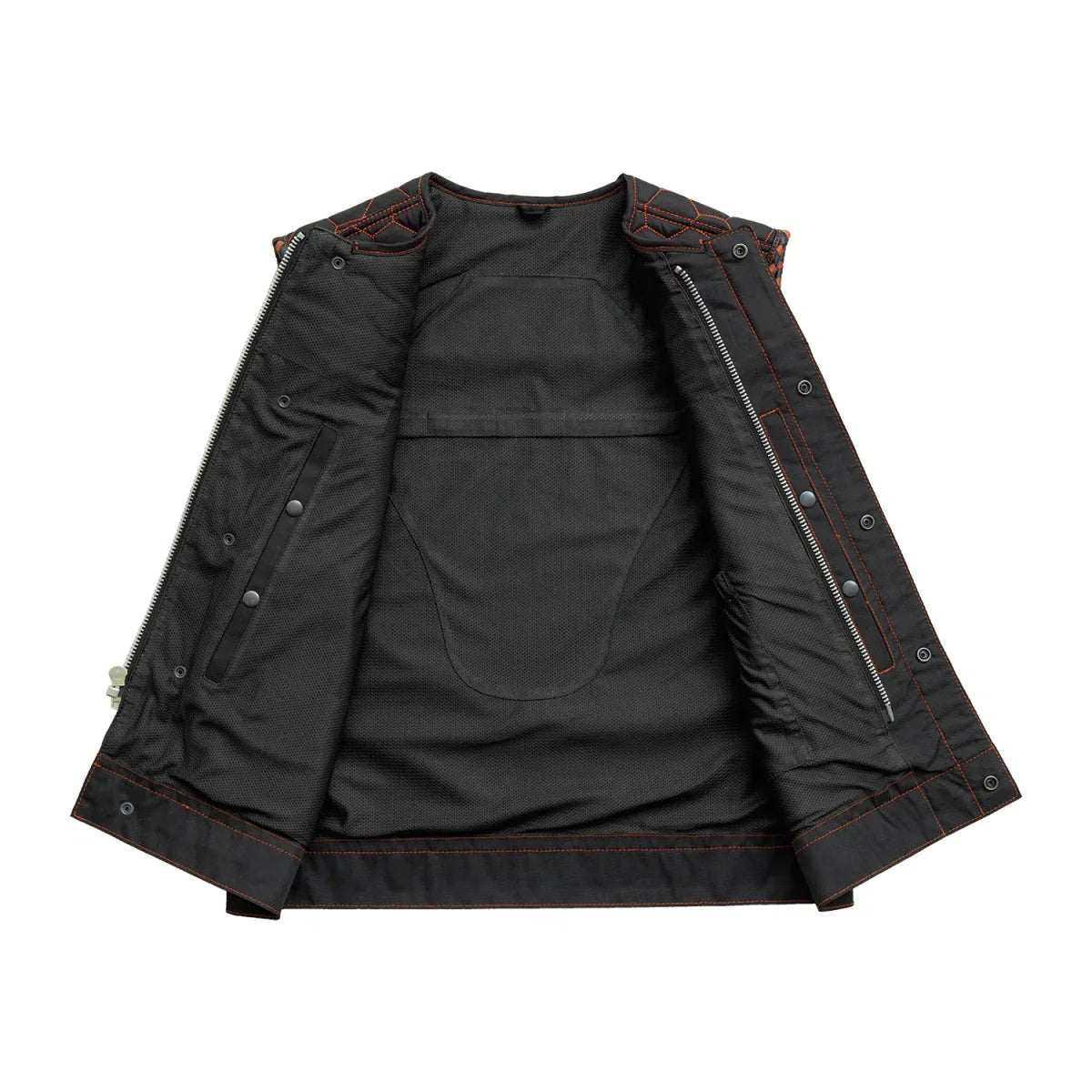 Hornet Moto Mesh Men's Club Style Vest - Lux Ryder