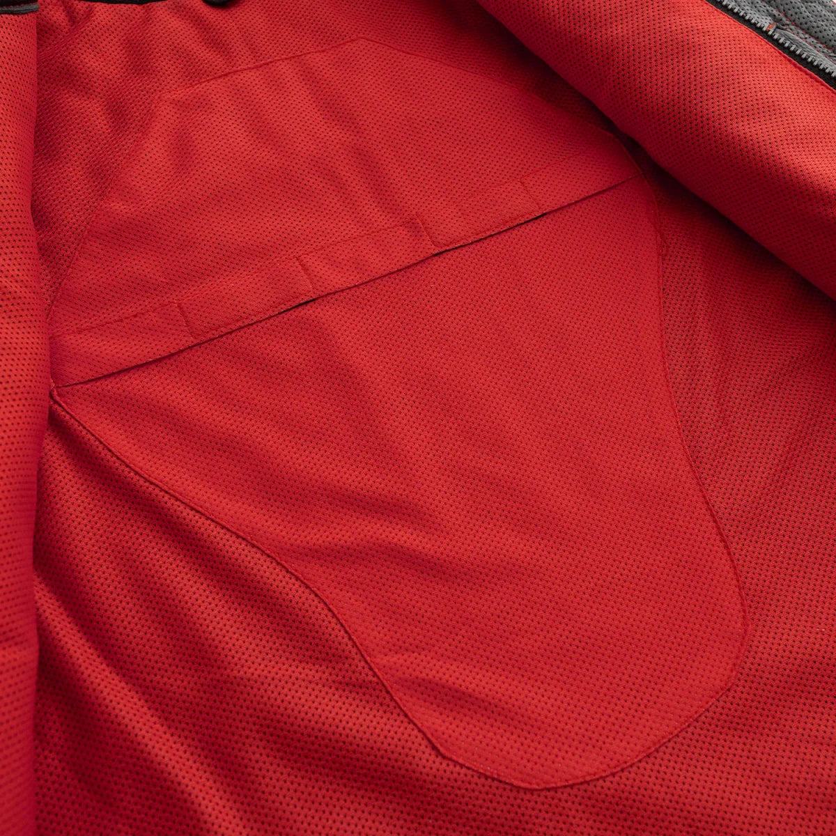 Hornet Perforated Men's Club Style Leather Vest - Lux Ryder