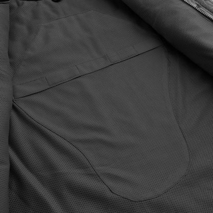 Hornet Perforated Men's Club Style Leather Vest - Lux Ryder