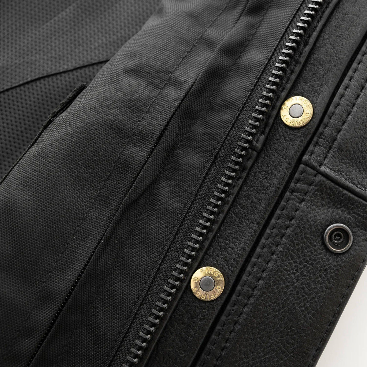 Hotshot Men's Motorcycle Leather Vest - Lux Ryder