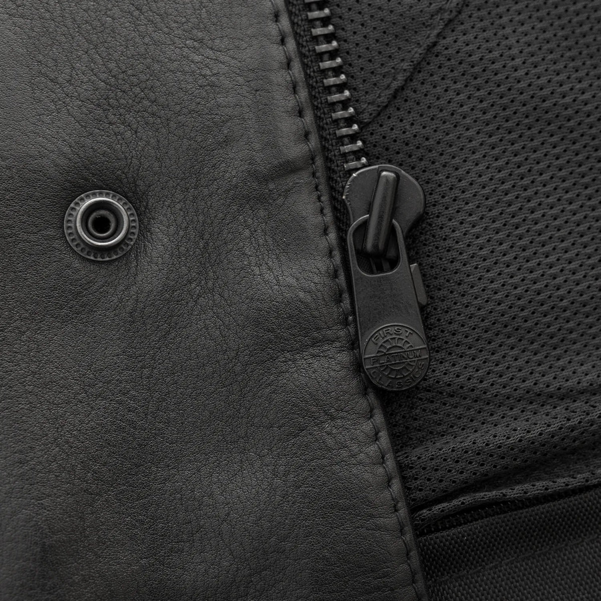 Hotshot Men's Motorcycle Leather Vest - Lux Ryder