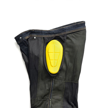 Men’s Motorcycle Riding Jeans – Durable Slim Straight Riding Denim - Lux Ryder