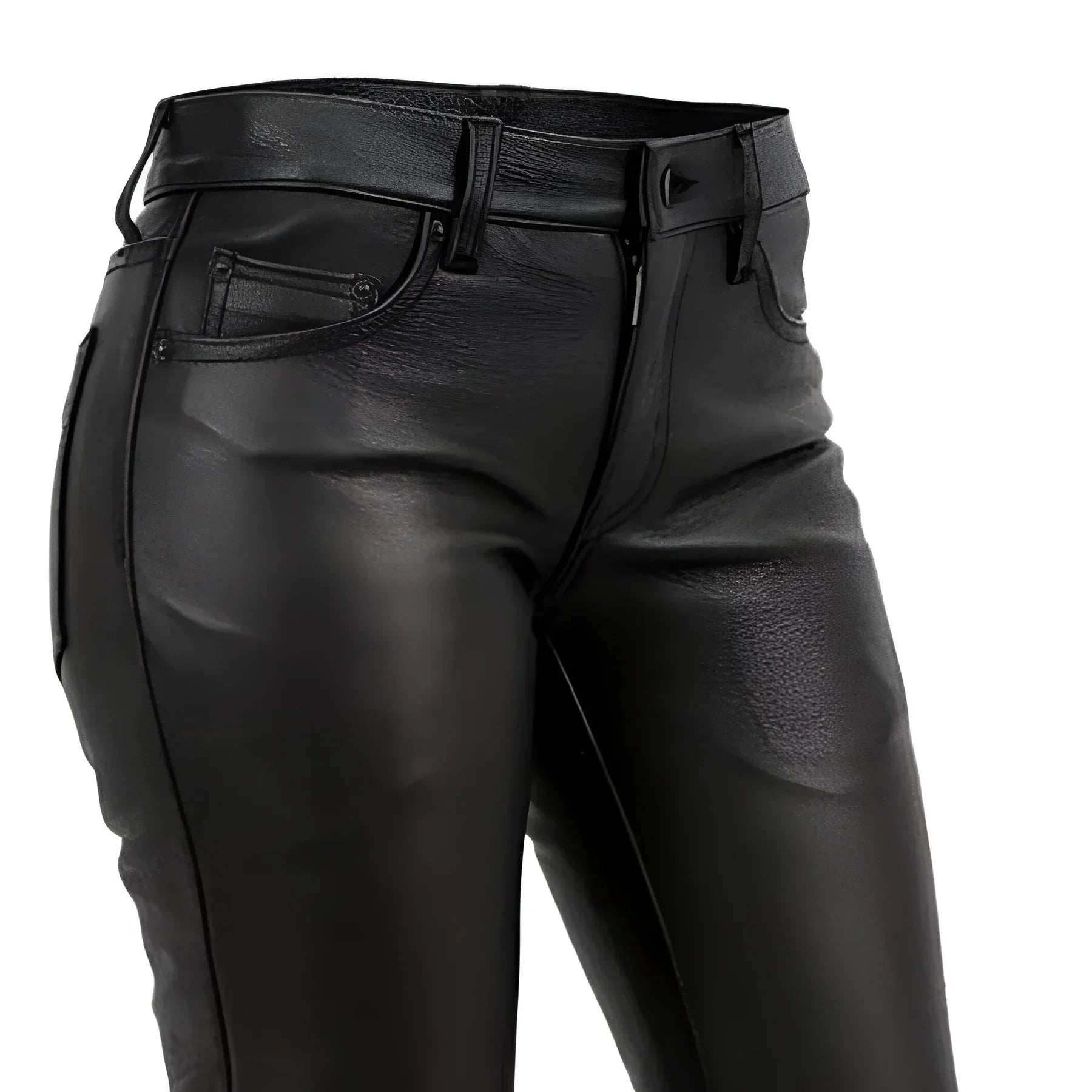 Women’s Leather Riding Pants – Classic Low-Rise Black Leather Pants - Lux Ryder