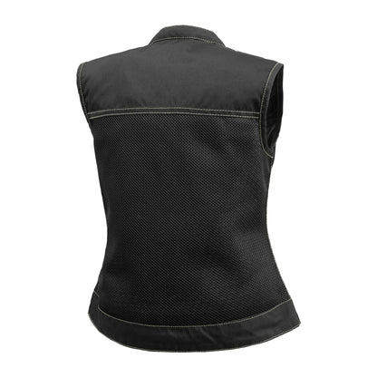 Women Motorcycle Vest  Lightweight Moto Mesh Riding Vest - Lux Ryder