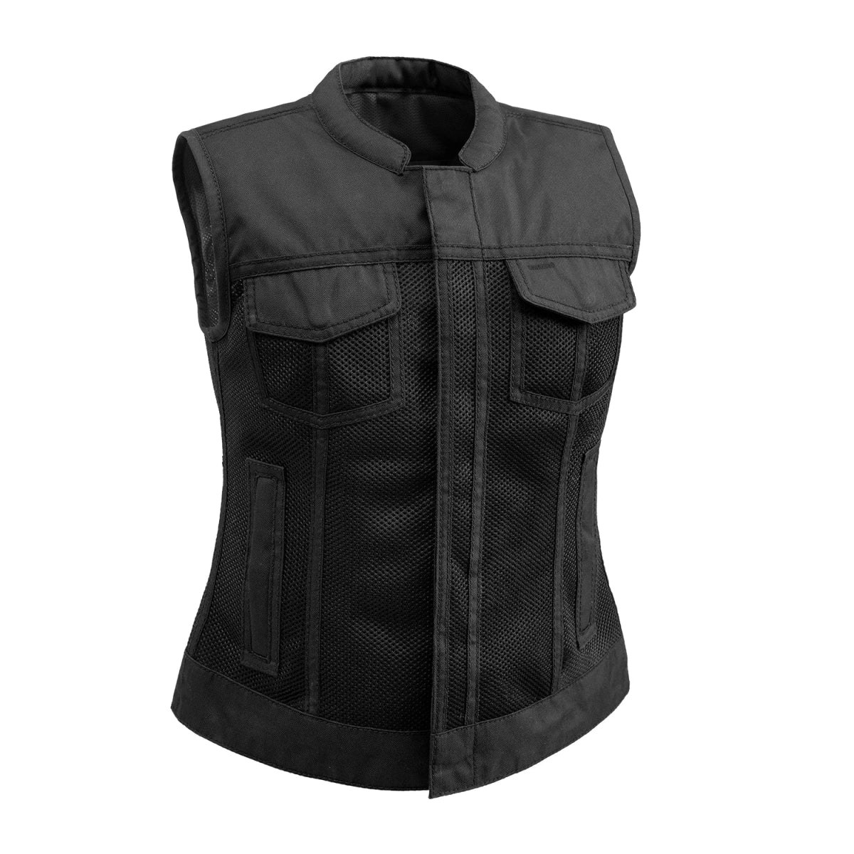 Women Motorcycle Vest  Lightweight Moto Mesh Riding Vest - Lux Ryder