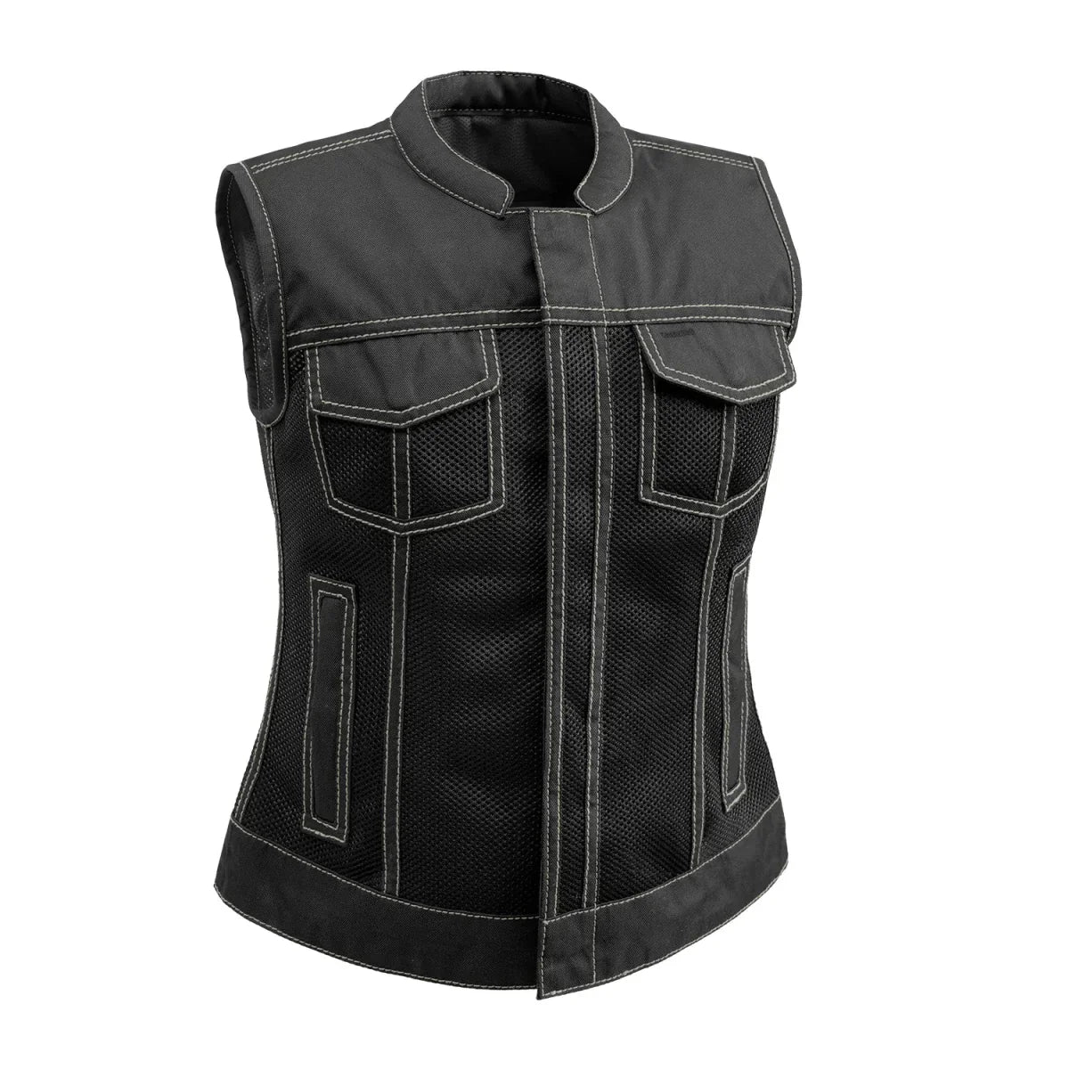Women Motorcycle Vest  Lightweight Moto Mesh Riding Vest - Lux Ryder