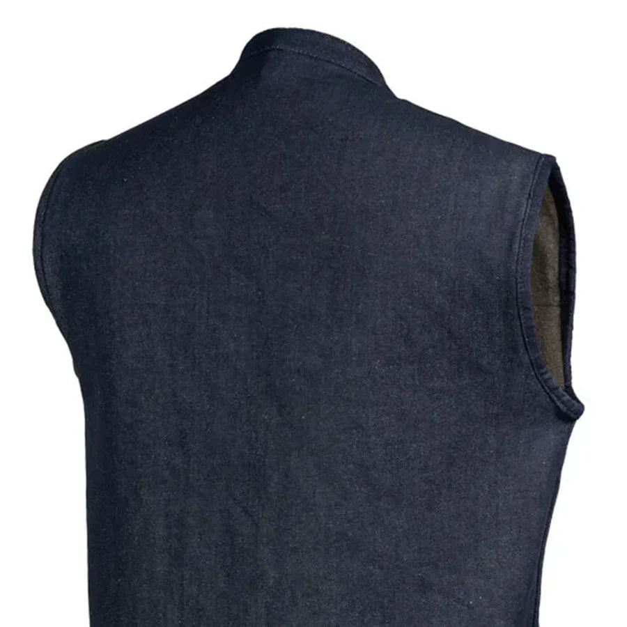 Kershaw Men's Motorcycle Denim Vest - Lux Ryder