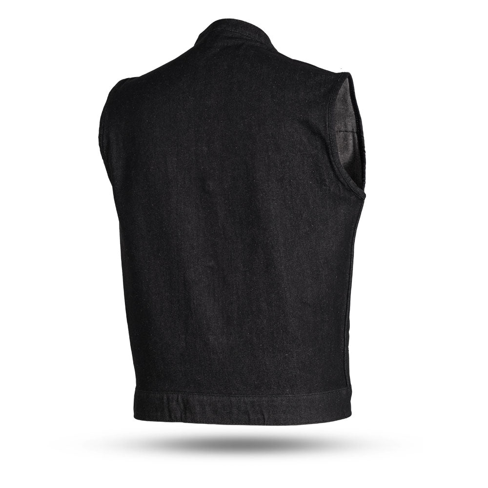 Kershaw Men's Motorcycle Denim Vest - Lux Ryder