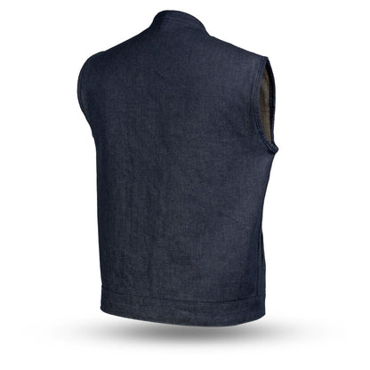 Kershaw Men's Motorcycle Denim Vest - Lux Ryder