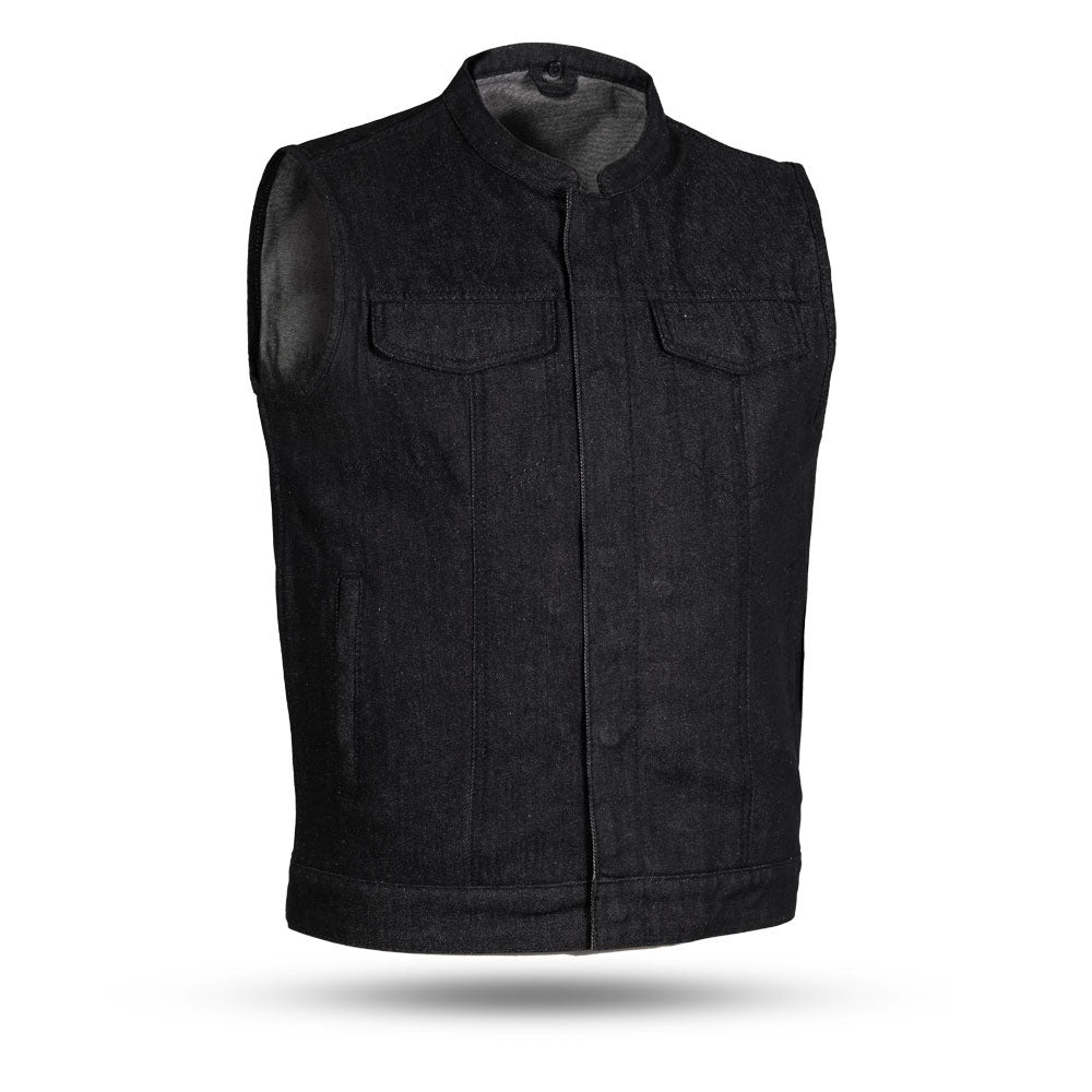 Kershaw Men's Motorcycle Denim Vest - Lux Ryder