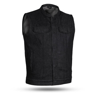 Kershaw Men's Motorcycle Denim Vest - Lux Ryder