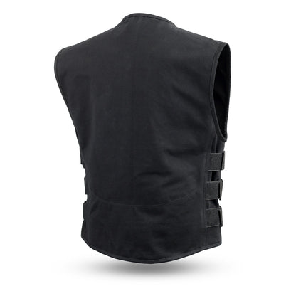Knox - Men's Motorcycle Swat Style 20oz. Canvas Vest - Lux Ryder