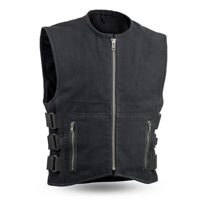 Knox - Men's Motorcycle Swat Style 20oz. Canvas Vest - Lux Ryder