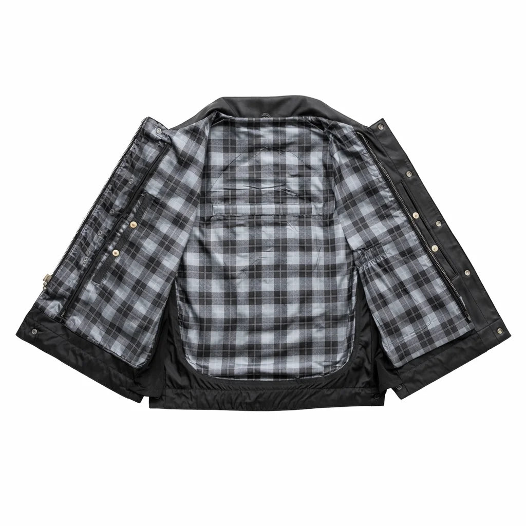 leather vest iron nomad | LuxRyder