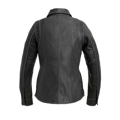 Leela Women's Motorcycle Leather Shirt - Limited Edition - Lux Ryder