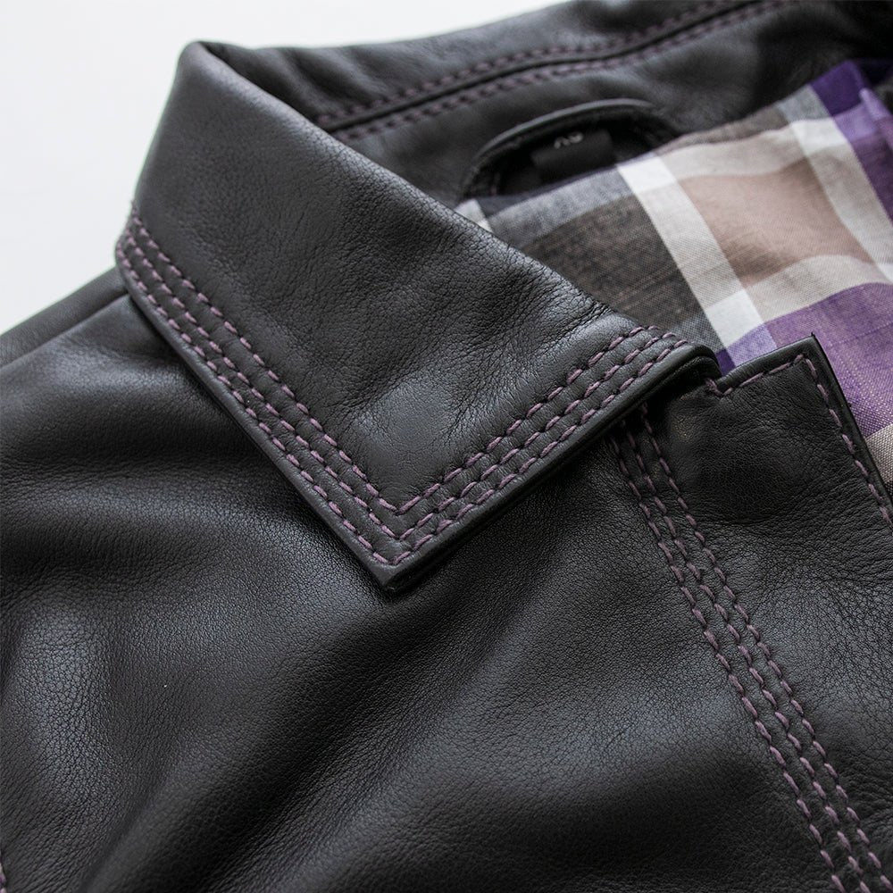 Leela Women's Motorcycle Leather Shirt - Limited Edition - Lux Ryder