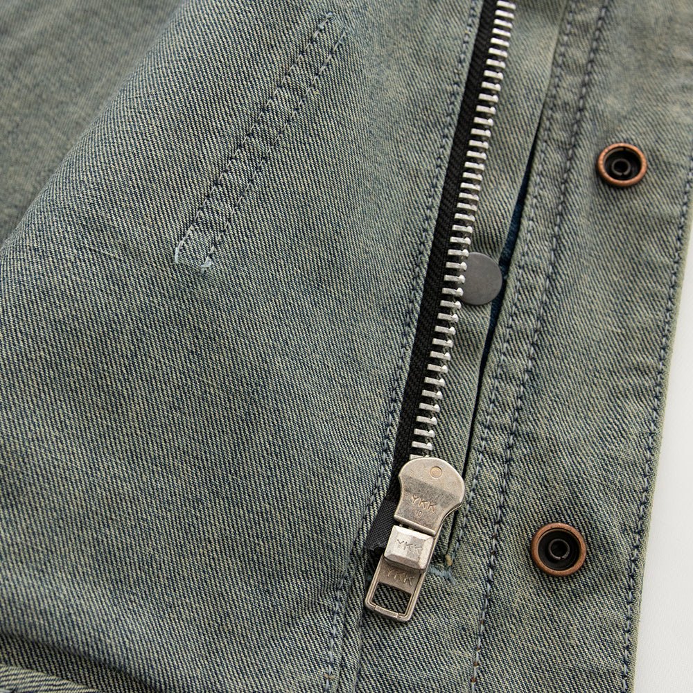 Lexy Women's Motorcycle Vest Denim - Lux Ryder