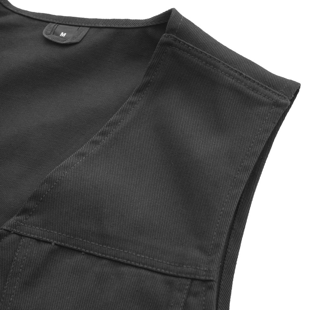 Lone Star Men's Motorcycle Twill Vest - Lux Ryder