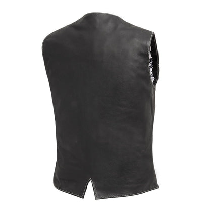 Love Lace Women's Motorcycle Leather Vest - Lux Ryder