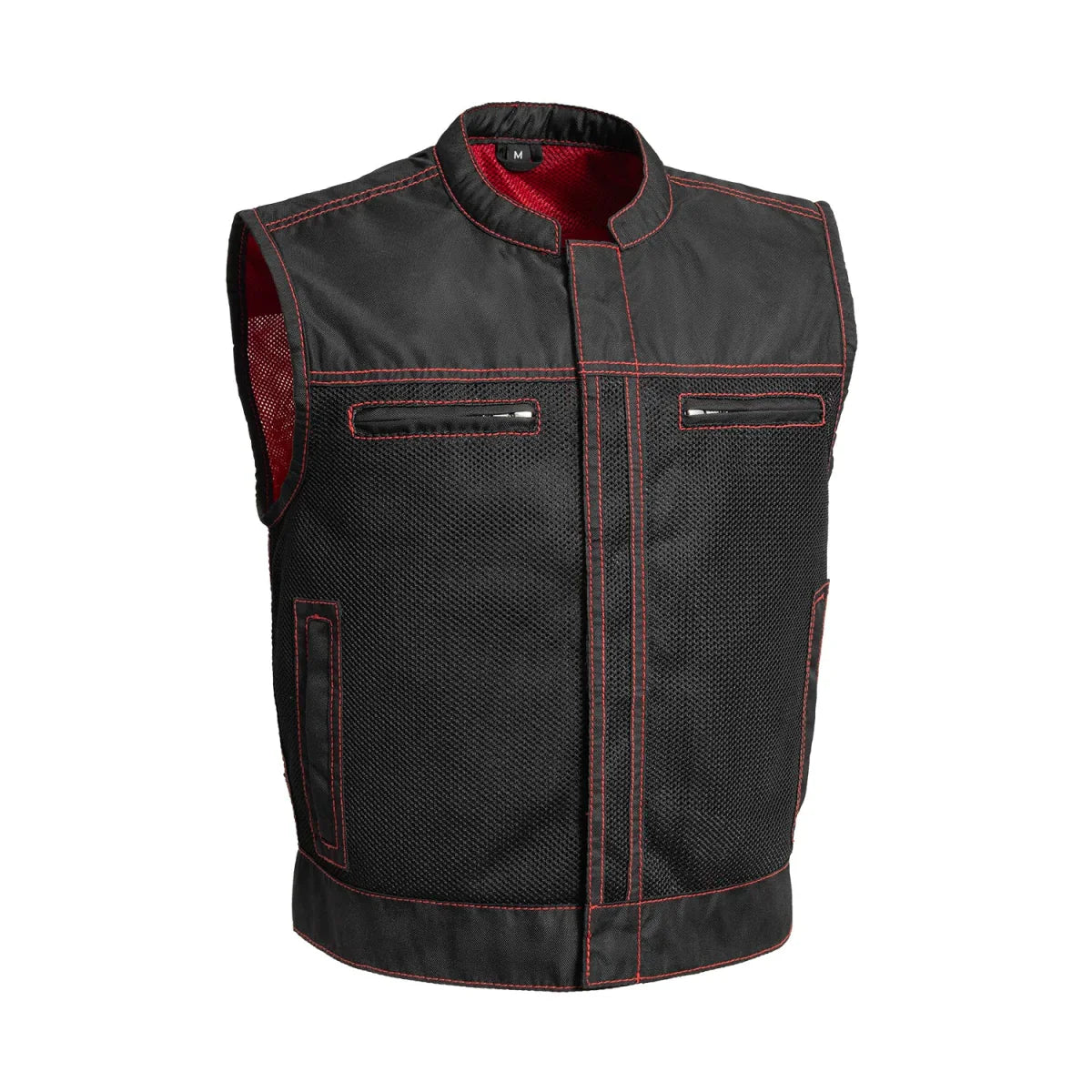 Lowrider Moto Mesh Men's Motorcycle Vest - Lux Ryder