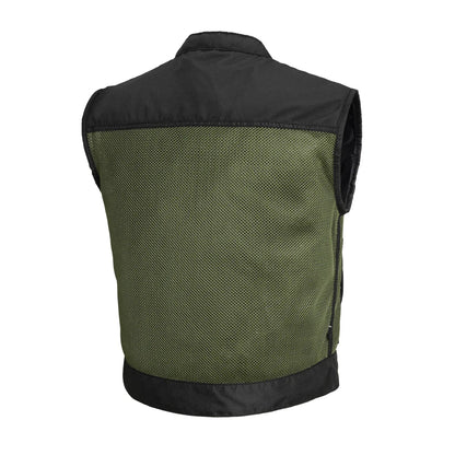 Lowrider Moto Mesh Men's Motorcycle Vest - Lux Ryder