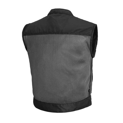 Lowrider Moto Mesh Men's Motorcycle Vest - Lux Ryder