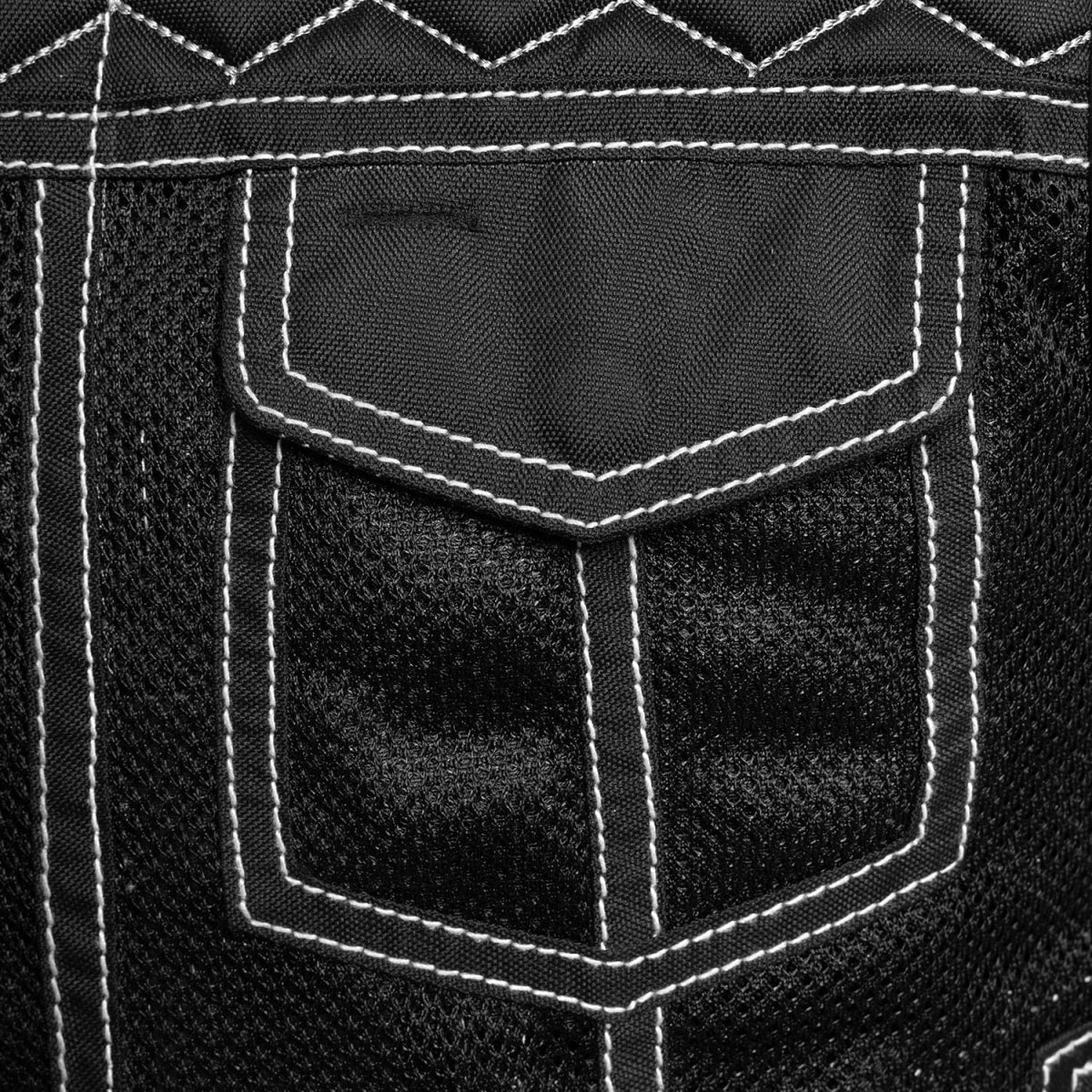 Lowside Hornet Moto Mesh Men's Club Style Vest - Lux Ryder