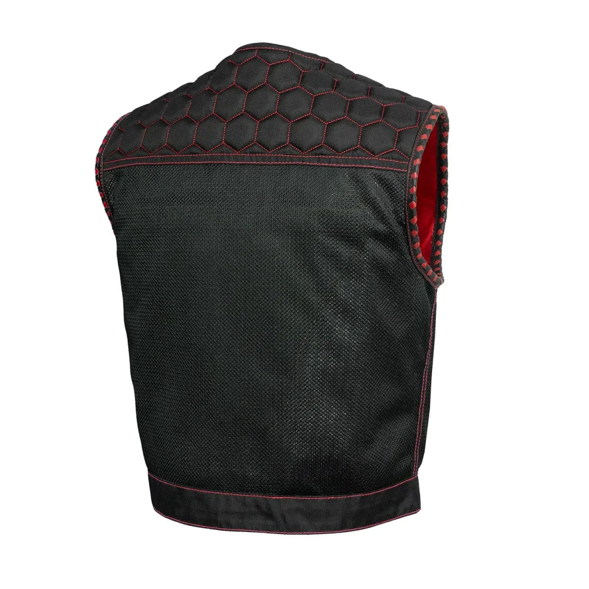 Lowside Hornet Moto Mesh Men's Club Style Vest - Lux Ryder
