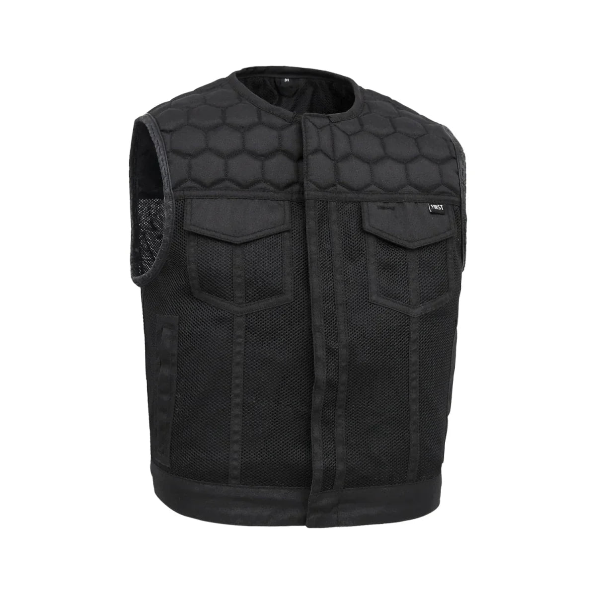 Lowside Hornet Moto Mesh Men's Club Style Vest - Lux Ryder