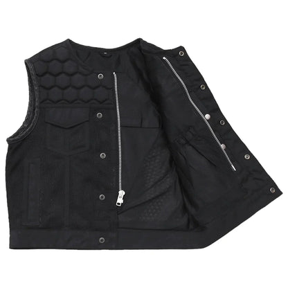 Lowside Hornet Moto Mesh Men's Club Style Vest - Lux Ryder