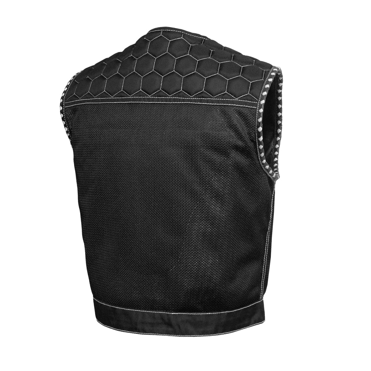 Lowside Hornet Moto Mesh Men's Club Style Vest - Lux Ryder