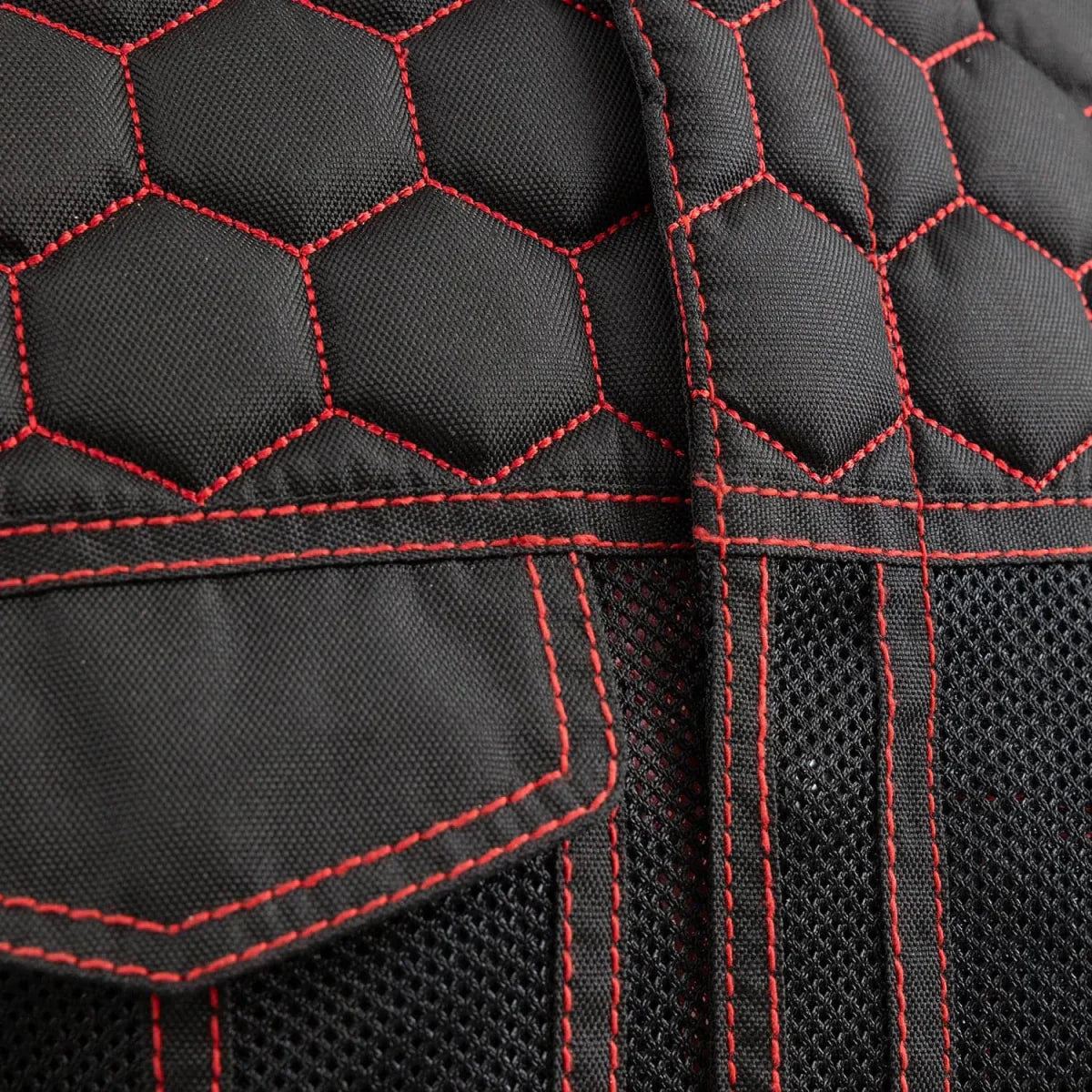 Lowside Hornet Moto Mesh Men's Club Style Vest - Lux Ryder
