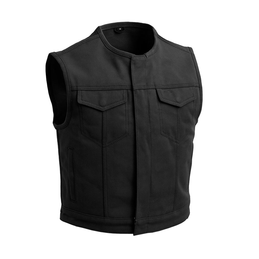 Lowside Men's Motorcycle Twill Vest - Lux Ryder