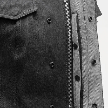 Ludlow Women's Motorcycle Denim Vest - Lux Ryder