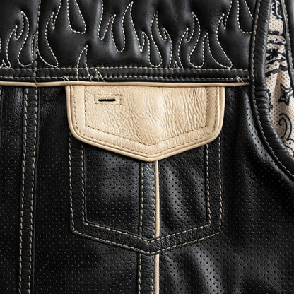 mens leather vest for riding | LuxRyder