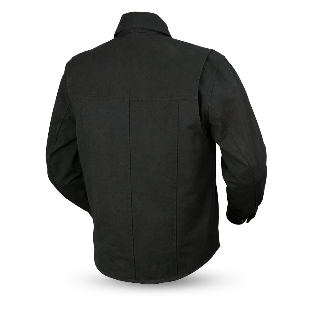 Men’s Motorcycle Canvas Riding Shirt – Heavy 20oz Overshirt - Lux Ryder