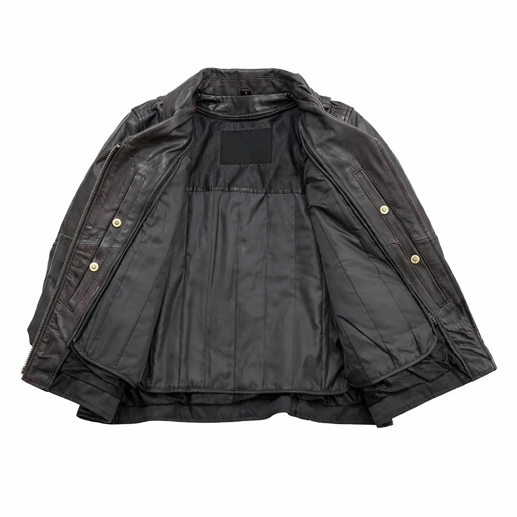 Black leather jacket | LuxRyder
