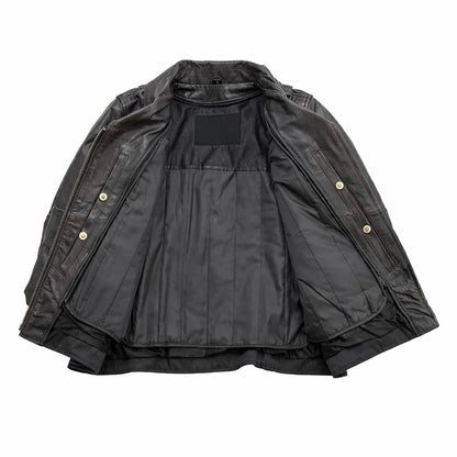 Black leather jacket | LuxRyder