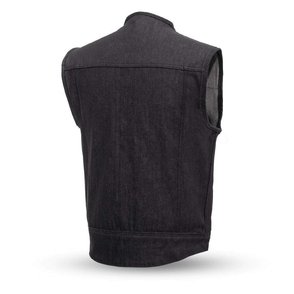 Murdock - Men's Motorcycle Denim Vest - Lux Ryder